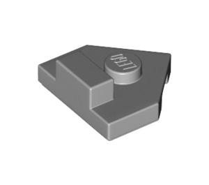 LEGO Mittleres Steingrau Keil Platte 2 x 2 Angled mit Center Stud (27928)