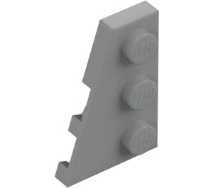 LEGO Medium Stone Gray Wedge Plate 2 x 3 Wing Left (43723)