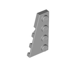 LEGO Medium Stone Gray Wedge Plate 2 x 4 Wing Left (41770)