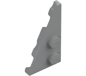 LEGO Medium Stone Gray Wedge Plate 2 x 4 Wing Left (65429)