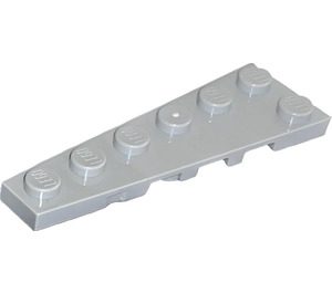 LEGO Medium Stone Gray Wedge Plate 2 x 6 Left (78443)