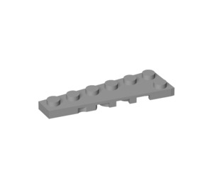 LEGO Medium Stone Gray Wedge Plate 2 x 6 Left (78443)