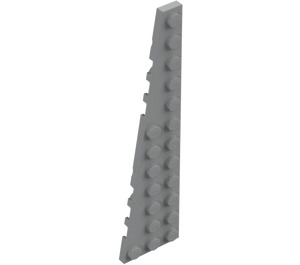 LEGO Medium steingrå Kile Plate 3 x 12 Vinge Venstre (47397)