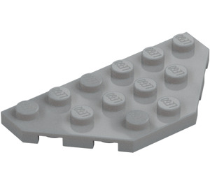 LEGO Medium Stone Gray Wedge Plate 3 x 6 with 45º Corners (2419 / 43127)