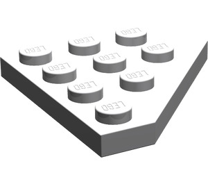 LEGO Medium Stone Gray Wedge Plate 4 x 4 Wing Left (3936)