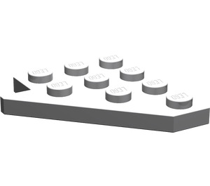 LEGO Medium Stone Gray Wedge Plate 4 x 4 Wing Right (3935)