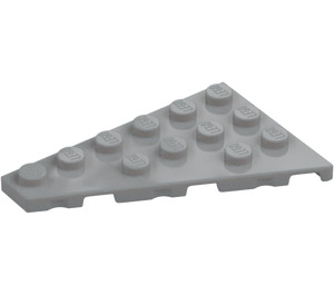 LEGO Medium Stone Gray Wedge Plate 4 x 6 Wing Left (48208)