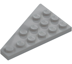 LEGO Medium Stone Gray Wedge Plate 4 x 6 Wing Right (48205)