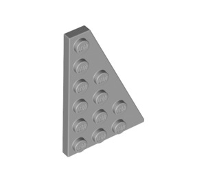 LEGO Mittleres Steingrau Keil Platte 4 x 6 Flügel Recht (48205)
