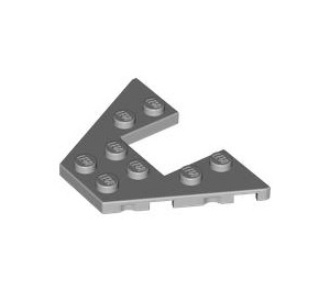 LEGO Medium Stone Gray Wedge Plate 4 x 6 with 2 x 2 Cutout (29172 / 47407)