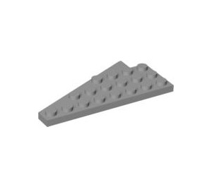 LEGO Mittleres Steingrau Keil Platte 4 x 8 Flügel Recht mit Unterseite Stud Notch (3934)