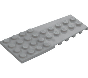 LEGO Medium Stone Gray Wedge Plate 4 x 9 Wing with Stud Notches (14181)