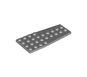 LEGO Medium Stone Gray Wedge Plate 4 x 9 Wing without Stud Notches (2413)