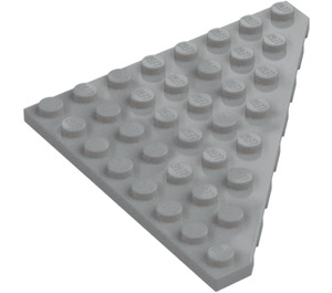 LEGO Medium Stone Gray Wedge Plate 8 x 8 Corner (30504)