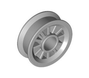 LEGO Medium Stone Gray Wheel Centre Spoked Small (30155)