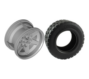 LEGO Medium Stone Gray Wheel with Tyre