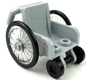 LEGO Medium Stone Gray Wheelchair