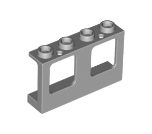 LEGO Medium Stone Gray Window Frame 1 x 4 x 2 with Hollow Studs (61345)