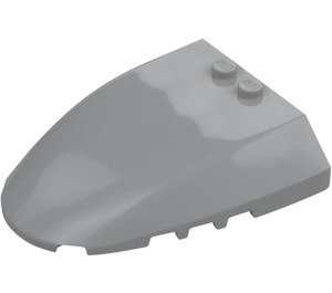 LEGO Medium Stone Gray Windscreen 6 x 7 x 1.3 Curved (80222)