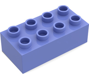 LEGO Medium Violet Duplo Brick 2 x 4 (3011 / 31459)