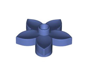 LEGO Mittelviolett Duplo Blume mit 5 Angular Blütenblätter (6510 / 52639)