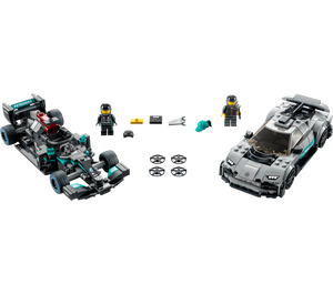 LEGO Mercedes-AMG F1 W12 E Performance & Mercedes-AMG Project One Set 76909