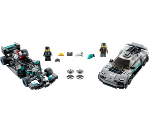 LEGO Mercedes-AMG F1 W12 E Performance & Mercedes-AMG Project Eins 76909