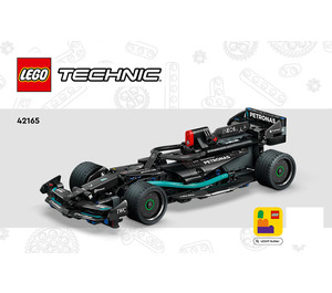 LEGO Mercedes-AMG F1 W14 Pull-Back Set 42165 Instructions