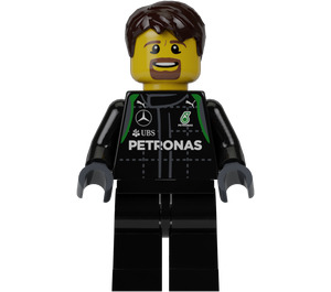 LEGO Mercedes AMG Petronas F1 Male Pit Crew minifiguur