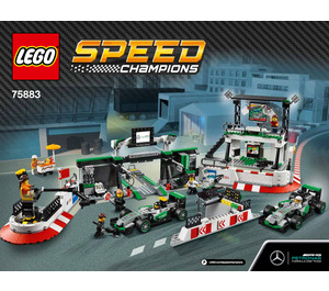 LEGO Mercedes AMG Petronas Formula Eins Team 75883 Instructions