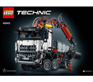 LEGO Mercedes-Benz Arocs 3245 Set 42043 Instructions