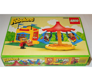 LEGO Merry-Go-Runden mit Ticket Booth 3668 Packaging