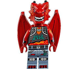 LEGO Metall drake Minifigur