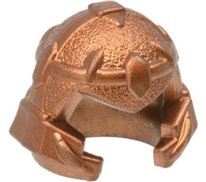 LEGO Metallic Copper Helmet with Cheek Protection and Thin Bands (60751 / 61850)