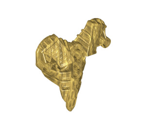 LEGO Metallic Gold Bionicle Toa Inika Chest Armor - Type 2 (53547)