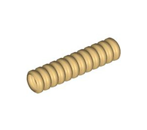 LEGO Metallisk Guld Korrugerad Slang 3.2 cm (4 Knoppar) (23394 / 50328)