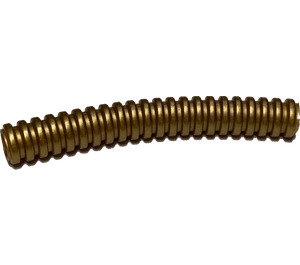 LEGO Metallisk guld Bølgeplade Slange 5.6 cm (7 knops) (22976 / 40169)