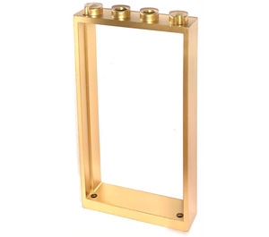 LEGO Metallic Gold Door Frame 1 x 4 x 6 (Single Sided) (40289 / 60596)