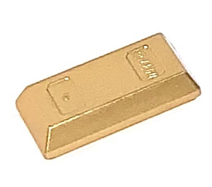 LEGO Or Métallique Ingot (99563)