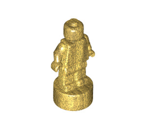 LEGO Metaliczne złoto Minifigurka Statuette (53017 / 90398)