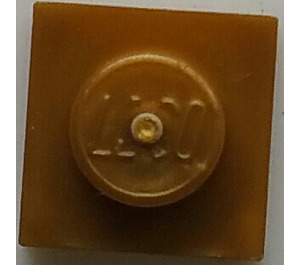 LEGO Metallic Gold Plate 1 x 1 (3024 / 30008)