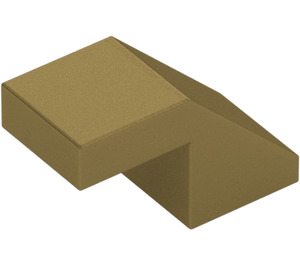 LEGO Oro metallizzato Pendenza 1 x 2 (45°) (28192)