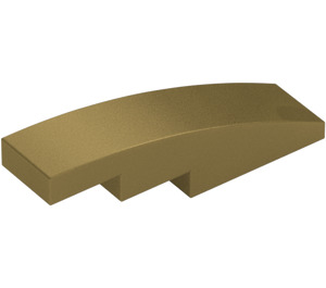 LEGO Metallic Gold Slope 1 x 4 Curved (11153 / 61678)