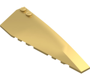 LEGO Metallisches Gold Keil 10 x 3 x 1 Doppelt Gerundet Recht (50956)