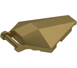 LEGO Metallic Gold Windscreen 4 x 5 with Handle (27262 / 35043)