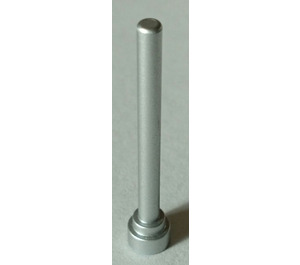 LEGO Metallic zilver Antenne 1 x 4 met vlakke top (3957 / 28658)