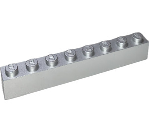 LEGO Metallic Silver Brick 1 x 8 (3008)