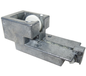 LEGO Metallic Silver Gearbox for Motor 12 x 4 x 3.3 with Two Holes on Each Side