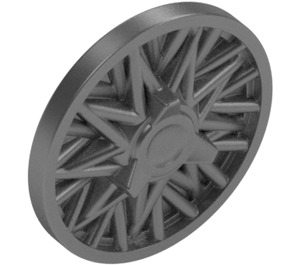 LEGO Metallic zilver Hub Pet met Crossed Spaken voor Aston Martin (100729)