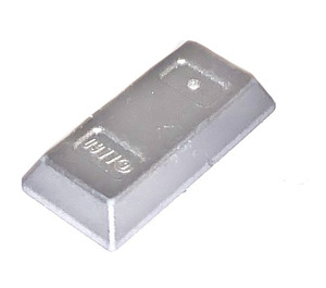 LEGO Metallic zilver Ingot (99563)